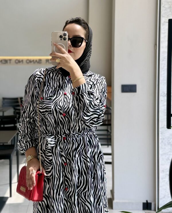 ⁦فستان الزيبرا⁩ - الصورة ⁦4⁩